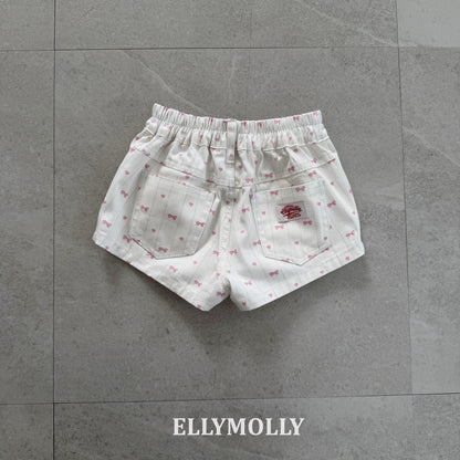 【予約】ribbon shorts / ellymolly 5-15号