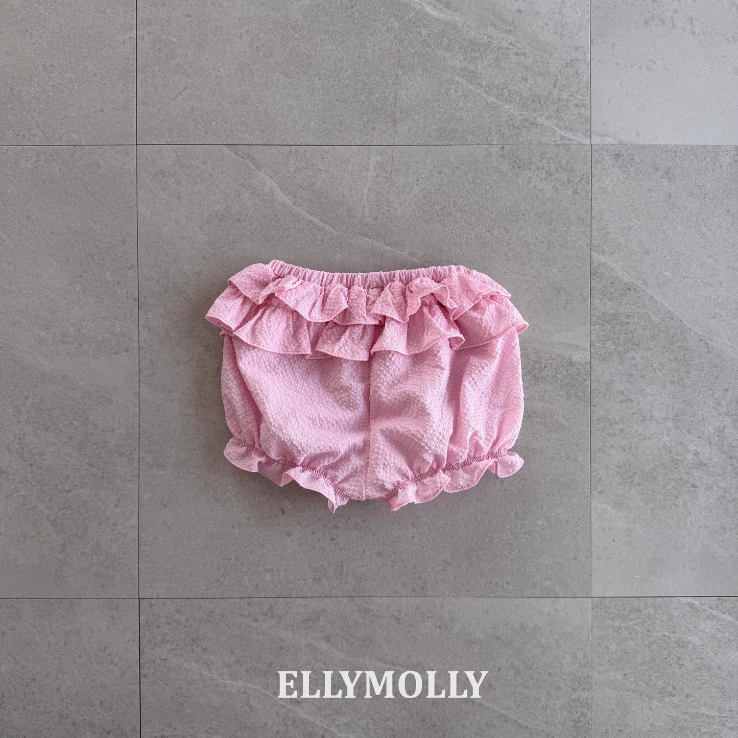 【予約】Petal Tiered Shorts / ellymolly 5-15号 페탈티어쇼츠