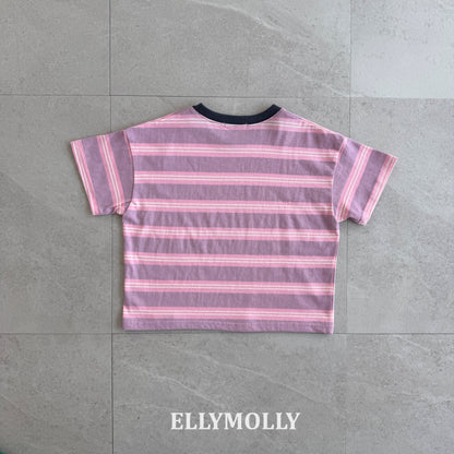 【予約】washed stripe box T / ellymolly5-19号