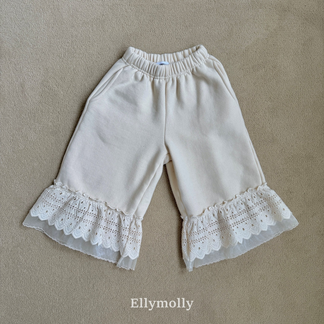 【予約】creamy lace pants / ellymolly (5-15号)