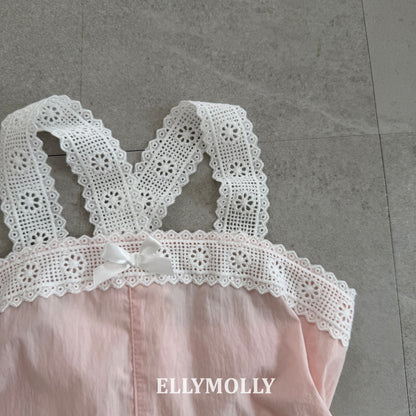 【予約】pure lace rompers / ellymolly5-15号