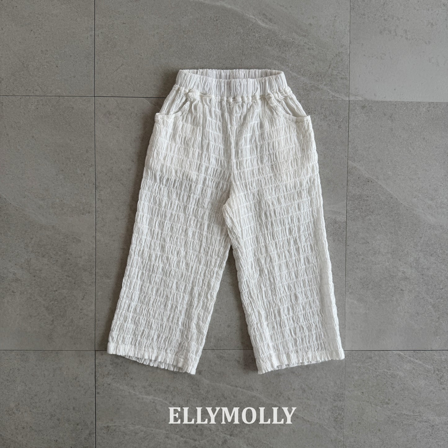 【予約】popcorn wide pants / ellymolly5-15号마