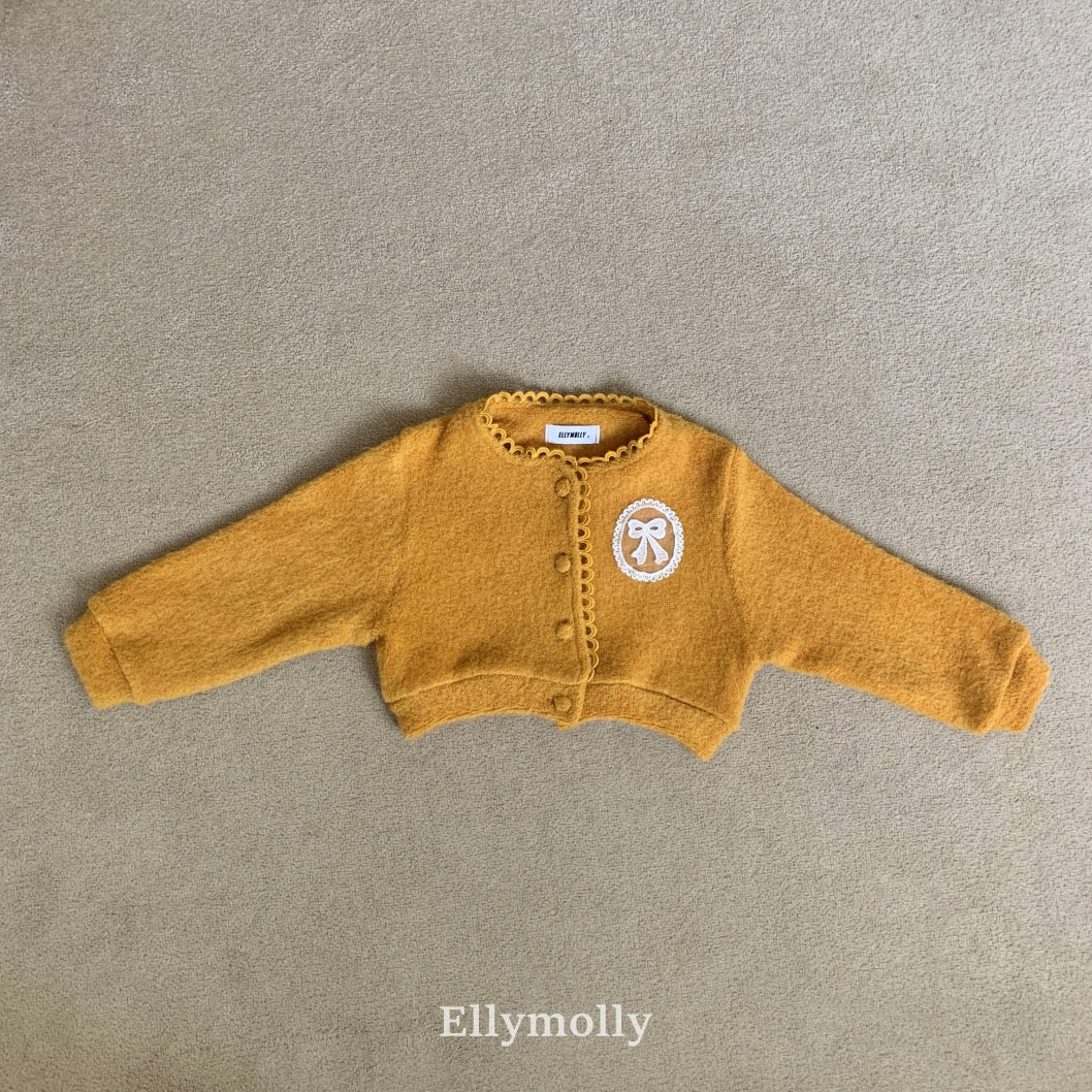 【予約】Fuzzy hug cardigan / ellymolly (5-19号)