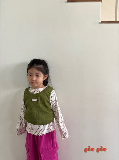 【予約】カラータンクトップ / pie (XS-XL) 말랑나시