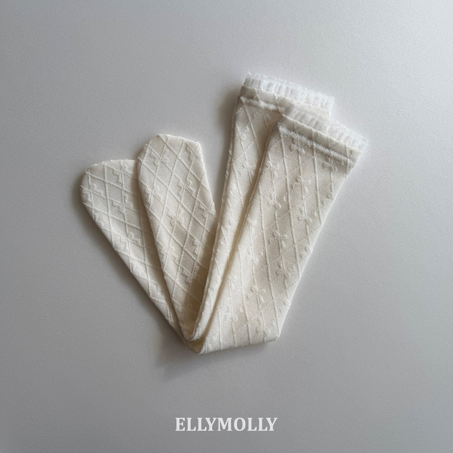 【予約】ribbon leg socks / ellymolly