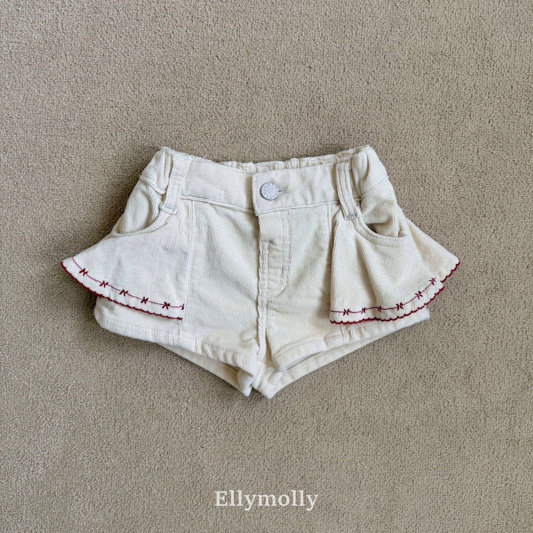 【予約】rosie frill mini pants / ellymolly (5-15号)