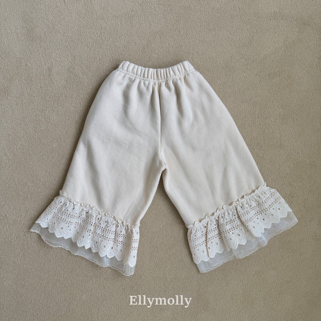 【予約】creamy lace pants / ellymolly (5-15号)