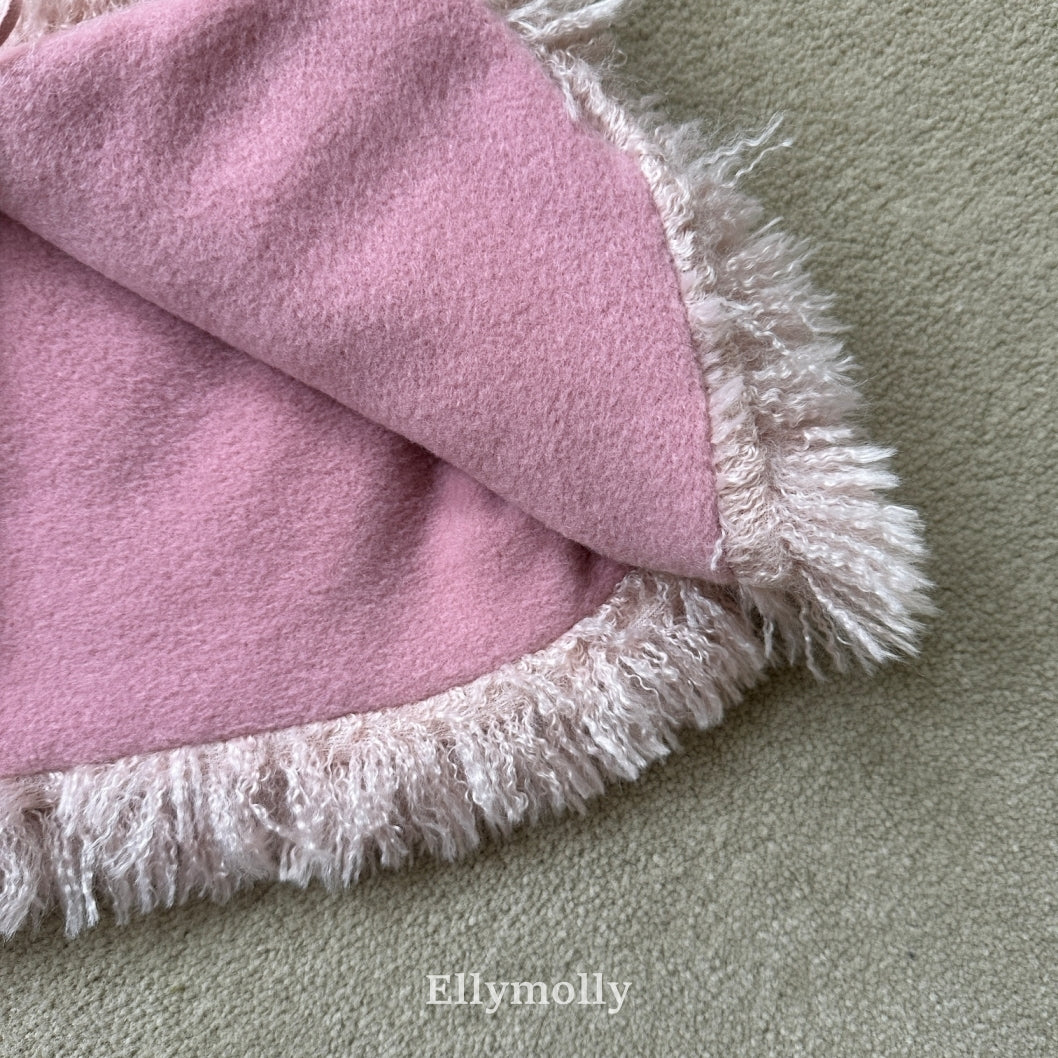 【予約】fluffy vest  / ellymolly (5-11号)