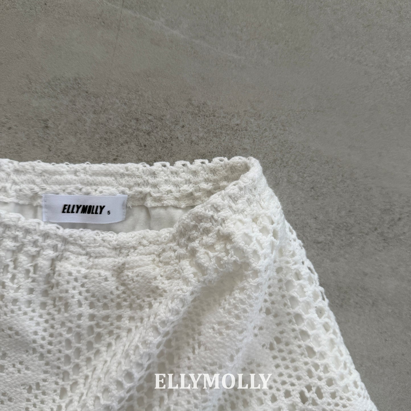 【予約】Crochet skirt / ellymolly5-15号  로지크로쉐