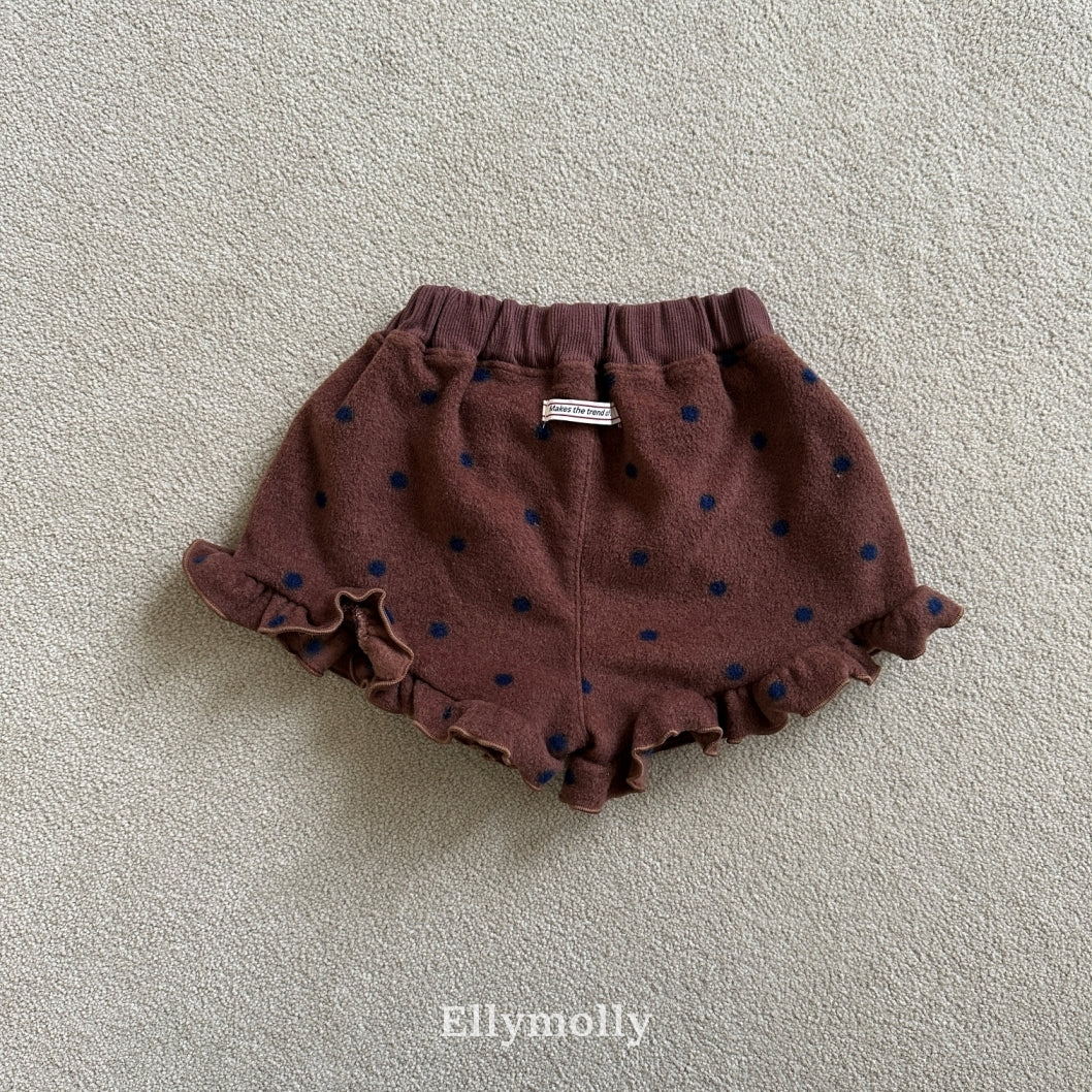 【予約】dot frill pants / ellymolly (5-15号)
