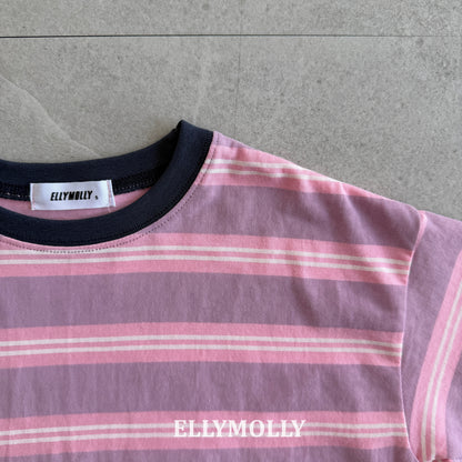 【予約】washed stripe box T / ellymolly5-19号
