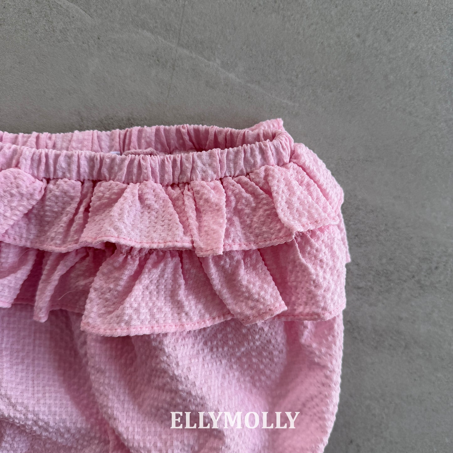 【予約】Petal Tiered Shorts / ellymolly 5-15号 페탈티어쇼츠