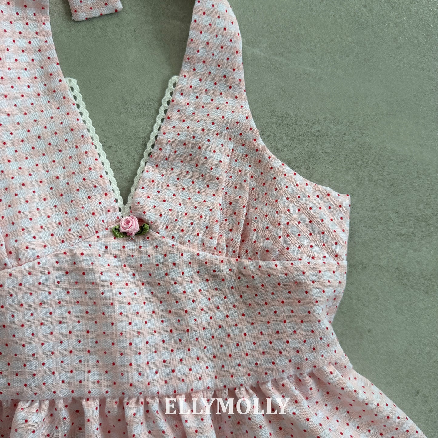 【予約】dot halter one-piece / ellymolly5-15号