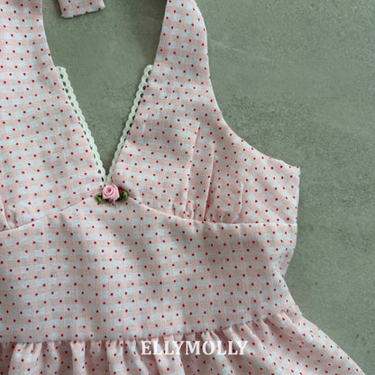 【予約】dot halter one-piece / ellymolly5-15号