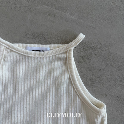 【予約】V cut sleeveless / ellymolly 5-15号클린 브이