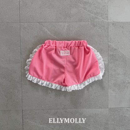【予約】mesh frill half pants / ellymolly 5-15号
