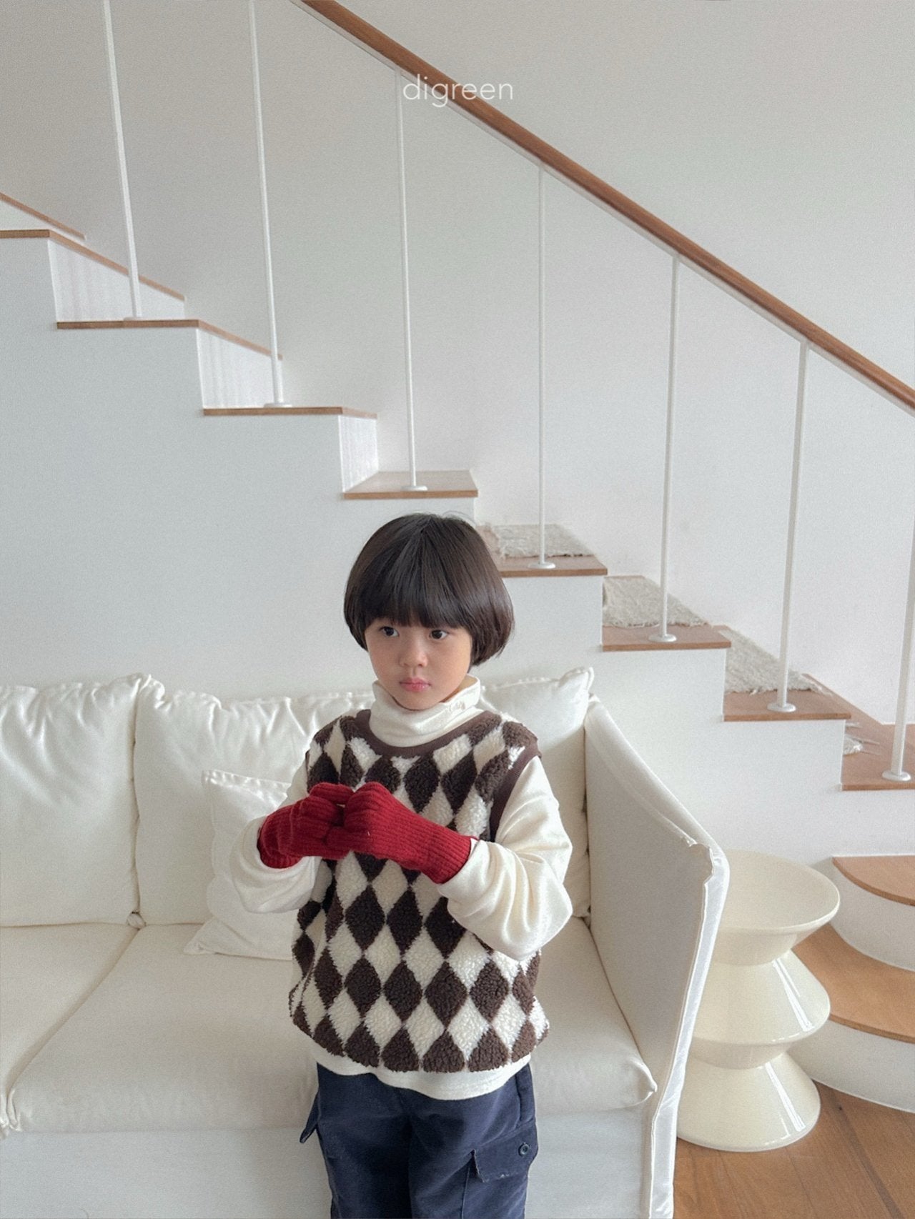 【予約】wool Winnie Glove  /  digreen