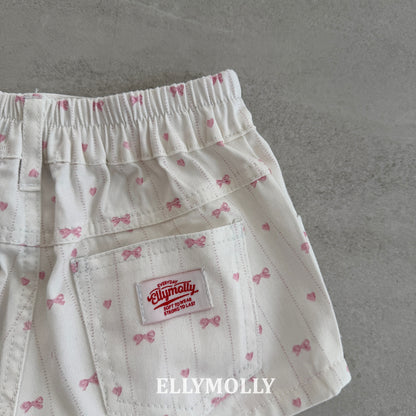 【予約】ribbon shorts / ellymolly 5-15号
