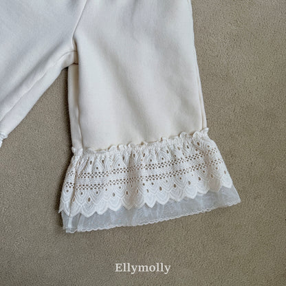 【予約】creamy lace pants / ellymolly (5-15号)