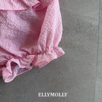 【予約】Petal Tiered Shorts / ellymolly 5-15号 페탈티어쇼츠