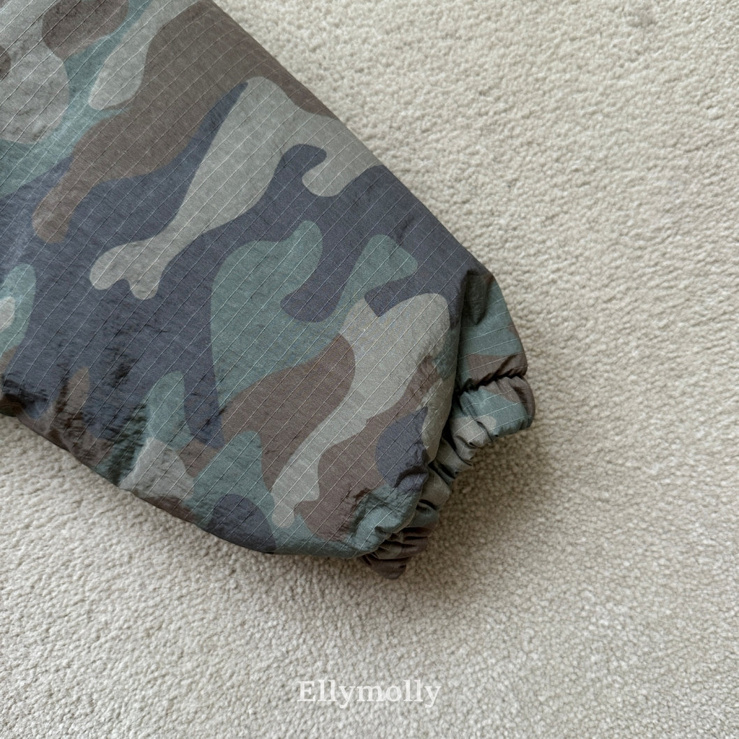 【予約】camouflage padding hood / ellymolly (5-19号)
