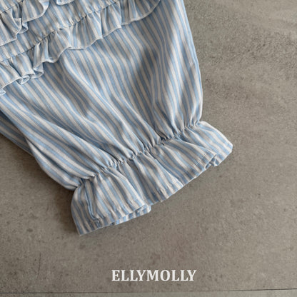 【予約】Maren stripe pants / ellymolly5-15号마렌