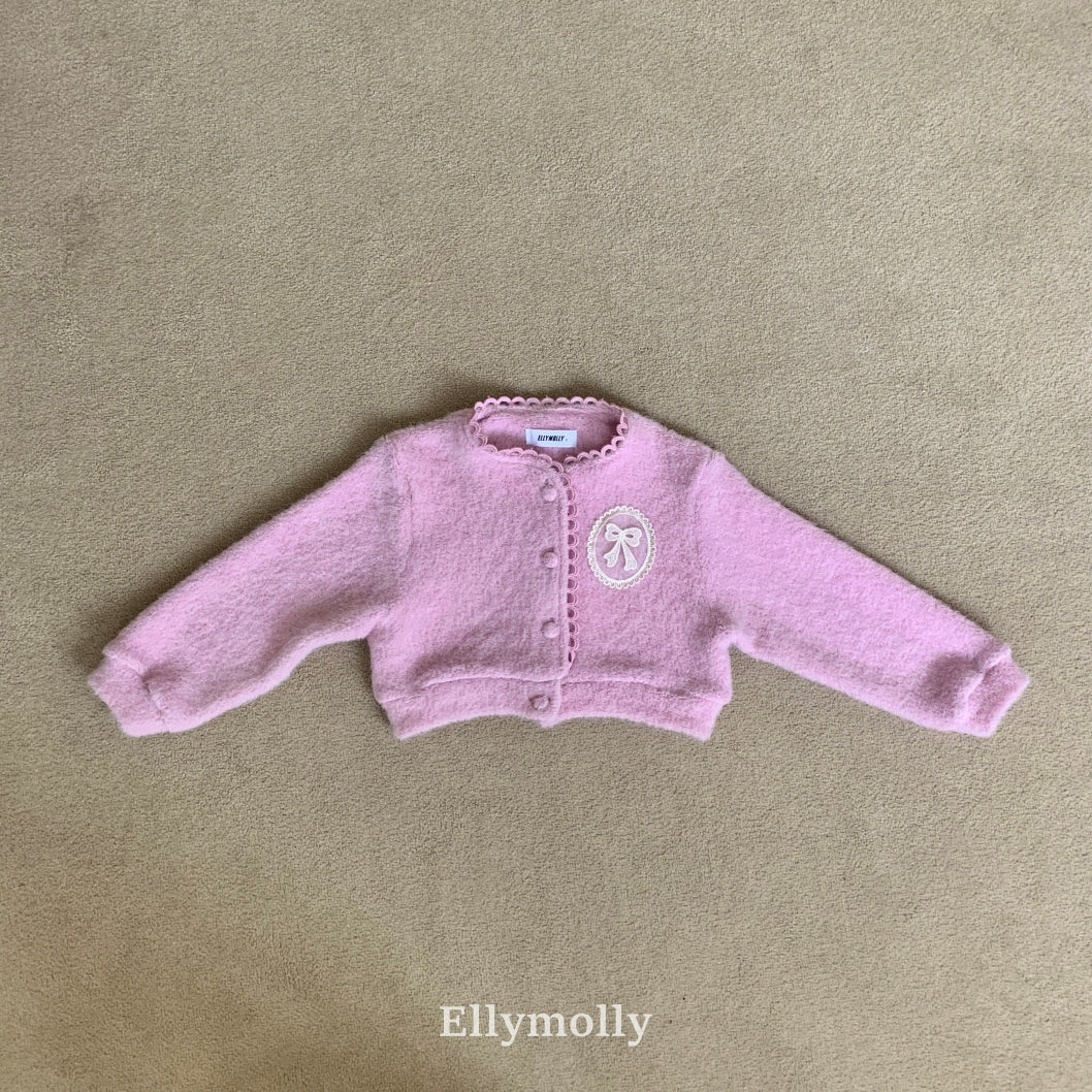【予約】Fuzzy hug cardigan / ellymolly (5-19号)
