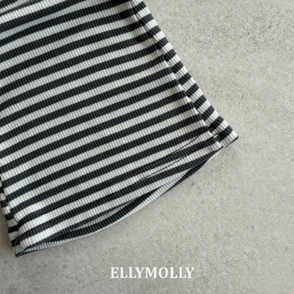 【予約】Pop Semi-Flare pants / ellymolly 5-15号 팝 세미플레어