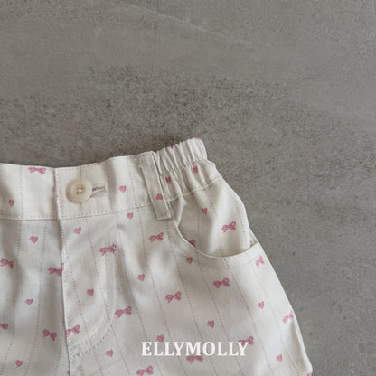 【予約】ribbon shorts / ellymolly 5-15号