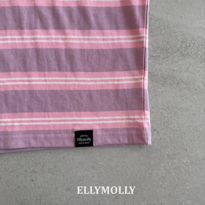 【予約】washed stripe box T / ellymolly5-19号
