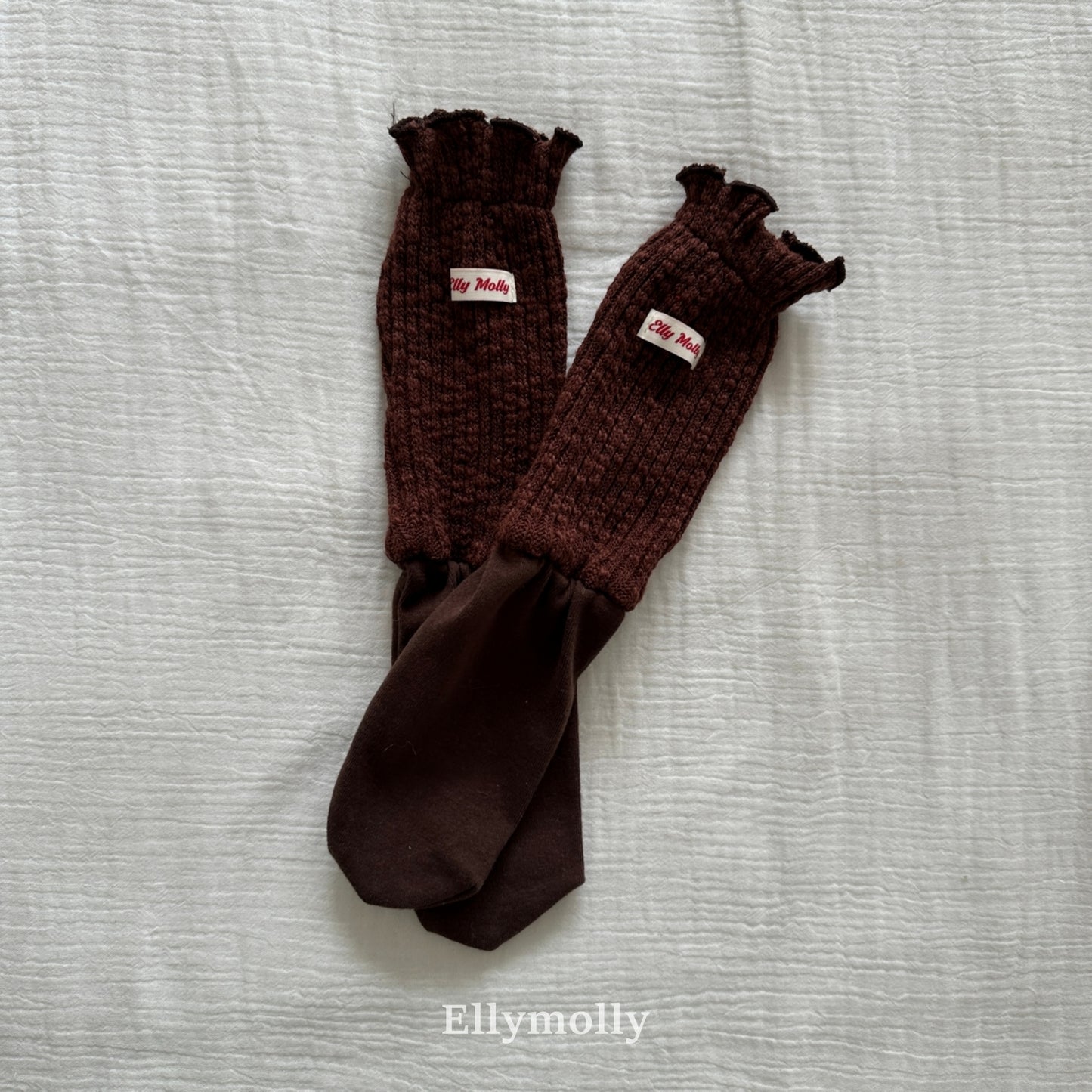 【予約】rib slub socks  / ellymolly
