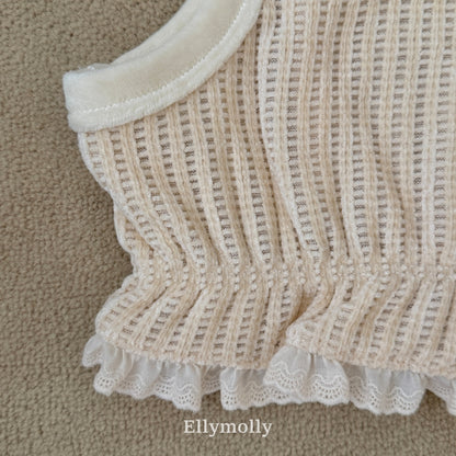 【予約】Bello crunch vest / ellymolly (5-15号)