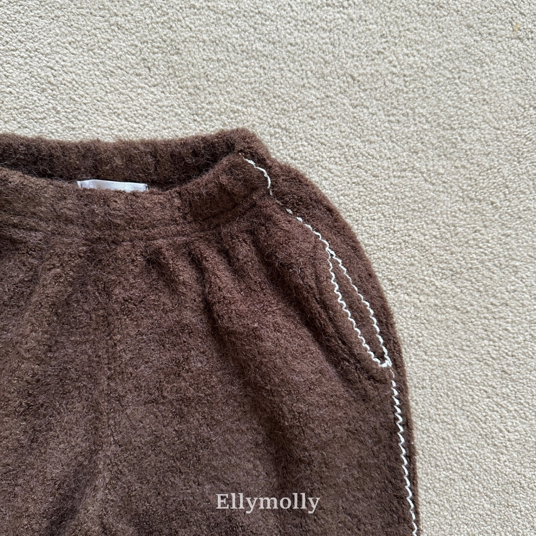 【予約】Fuzzy hug jogger pt / ellymolly (5-19号)