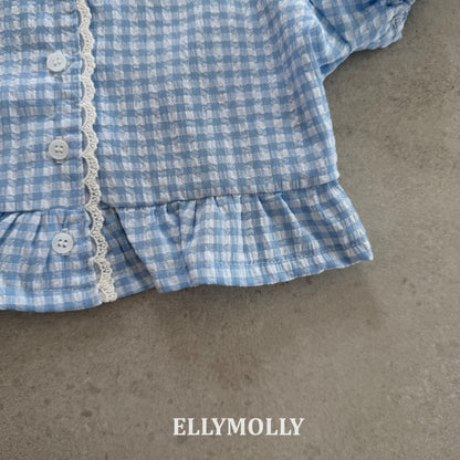 【予約】Veil lace blouse / ellymolly5-15号