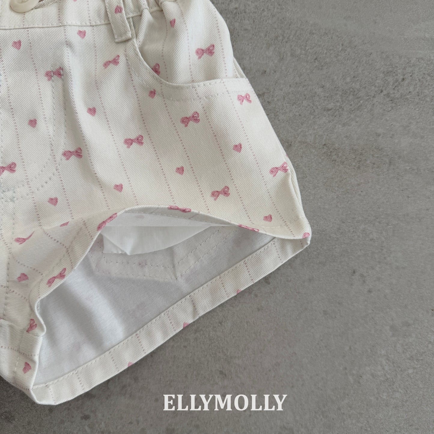 【予約】ribbon shorts / ellymolly 5-15号