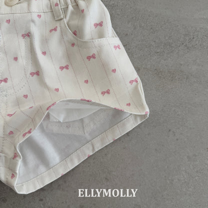 【予約】ribbon shorts / ellymolly 5-15号