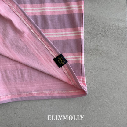 【予約】washed stripe box T / ellymolly5-19号