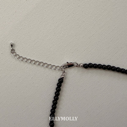 【予約】Beads Necklace / ellymolly 말 구슬목걸이