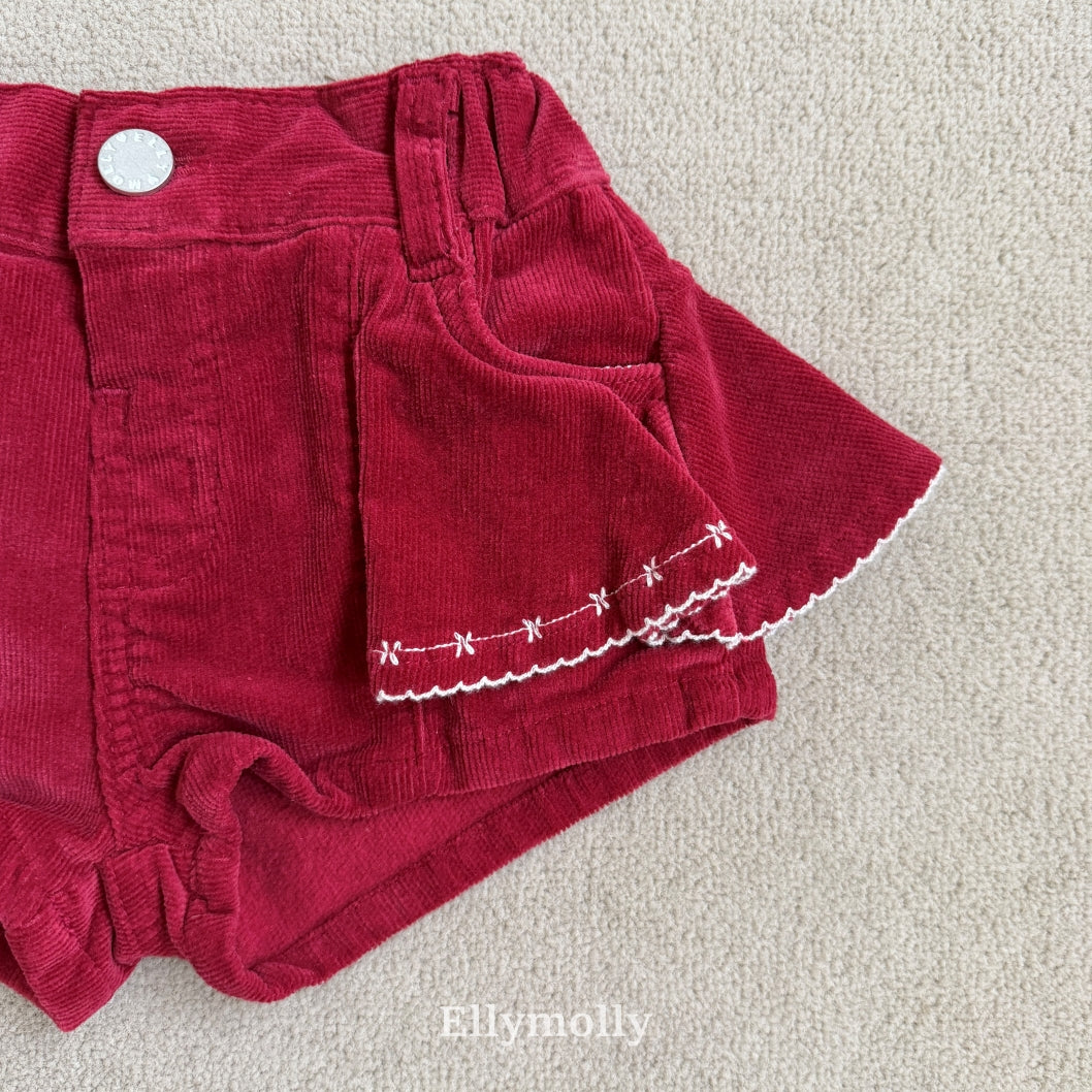 【予約】rosie frill mini pants / ellymolly (5-15号)