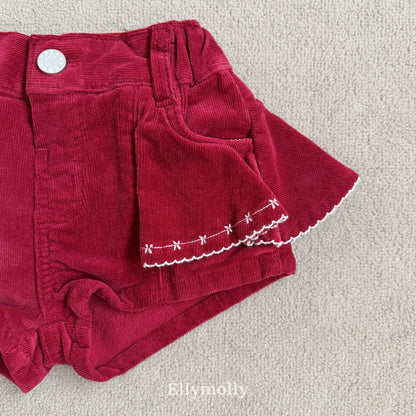 【予約】rosie frill mini pants / ellymolly (5-15号)