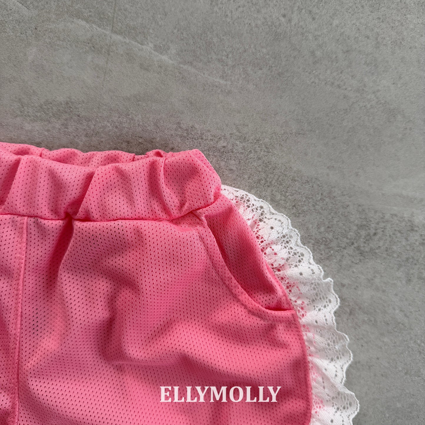 【予約】mesh frill half pants / ellymolly 5-15号