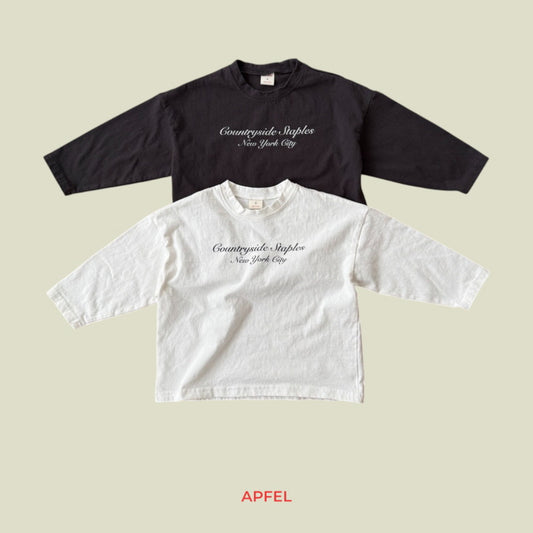 【予約】ニューヨークTシャツ / apfel (S-JM)