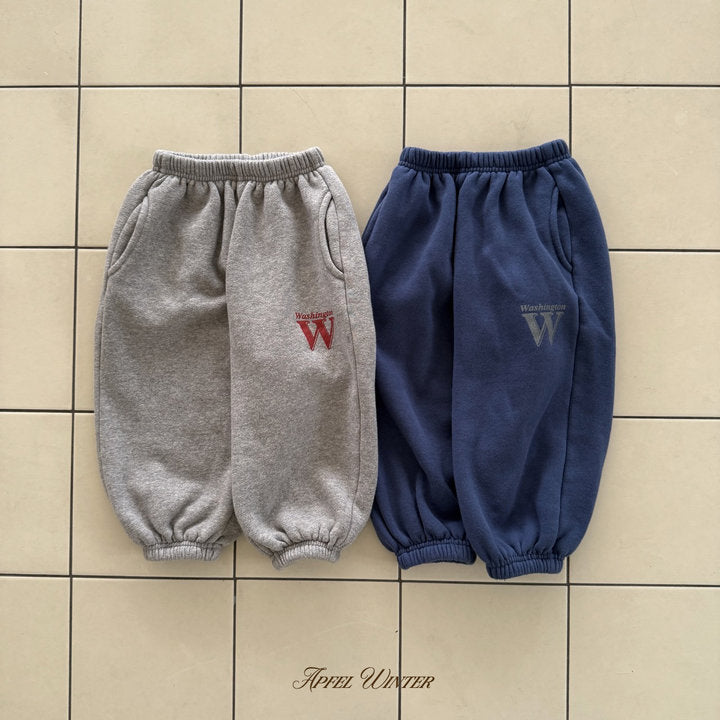 【予約】W jogger pt / apfel (S-JL)