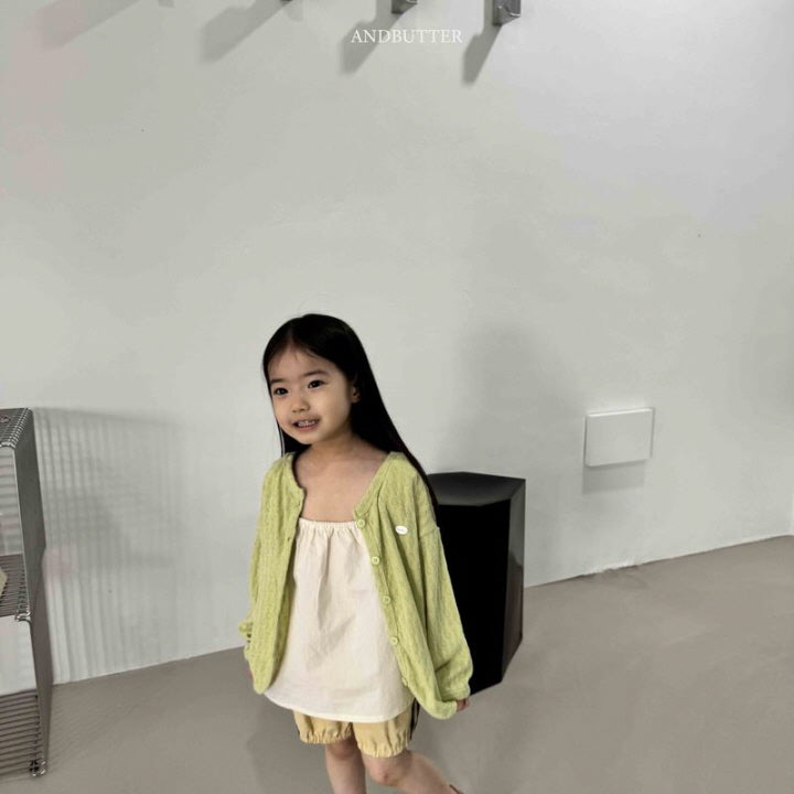 【予約】Light cardigan / andbutter(S-JM)