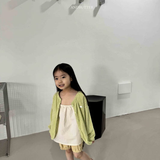 【予約】Light cardigan / andbutter(S-JM)