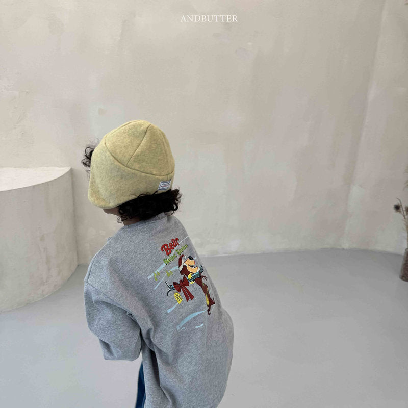 【予約】Santa Bear Tee /  andbutter (S-JM)