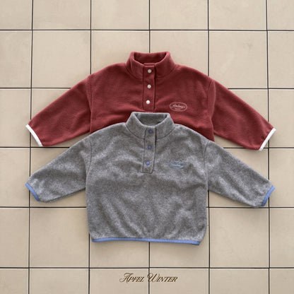 【予約】soft fleece anorak / apfel (S-JL) 달콤솜