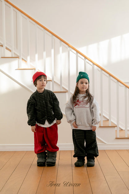 【予約】popo line jogger pt  / apfel (S-2XL)