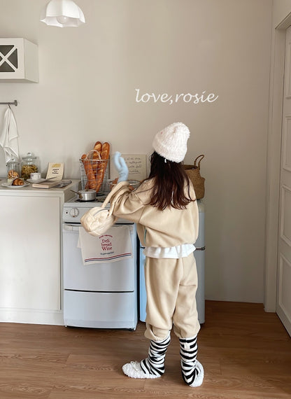 【予約】flower fleece set  / love rosie (L-3XL)