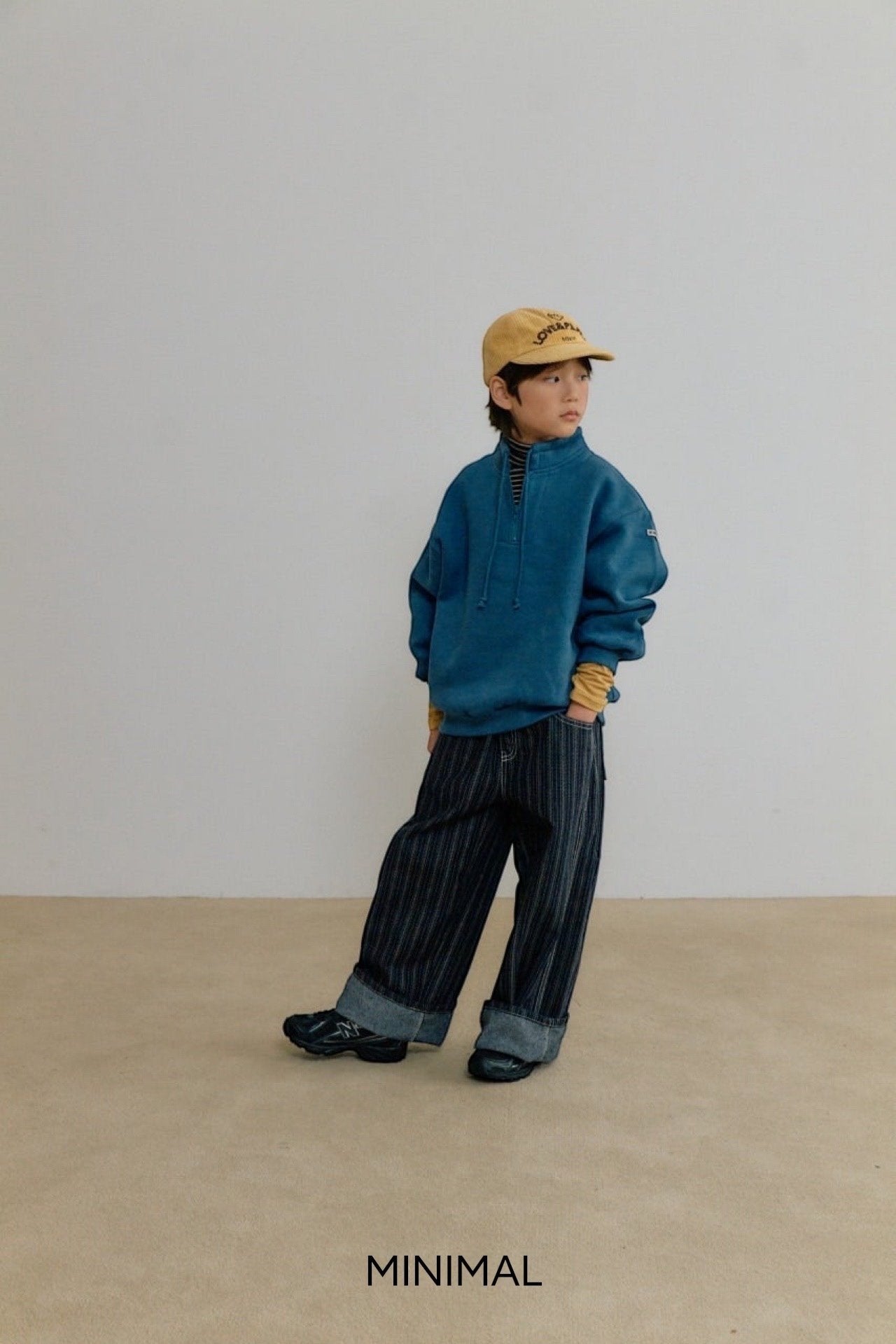 【予約】stripe dirt pants  / minimal (S-JM)